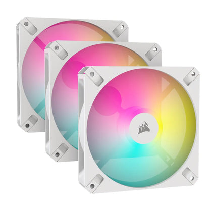 Corsair iCUE AR120 Digital RGB Vifte 3 Pack (hvit)